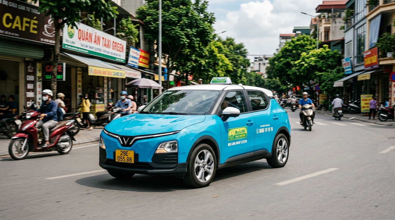 Thuê xe điện VinFast VF5 Vĩnh Long